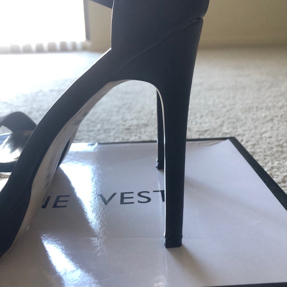 Strappy Black Heels - Picture 3 of 4
